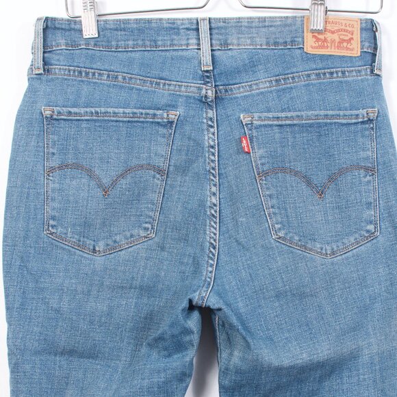 Levis Women's 721 Jean 31/30 Blue Denim Cotton Polyester - Picture 1 of 8